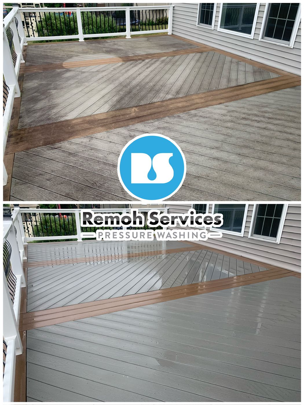 Before and after: composite deck restoration